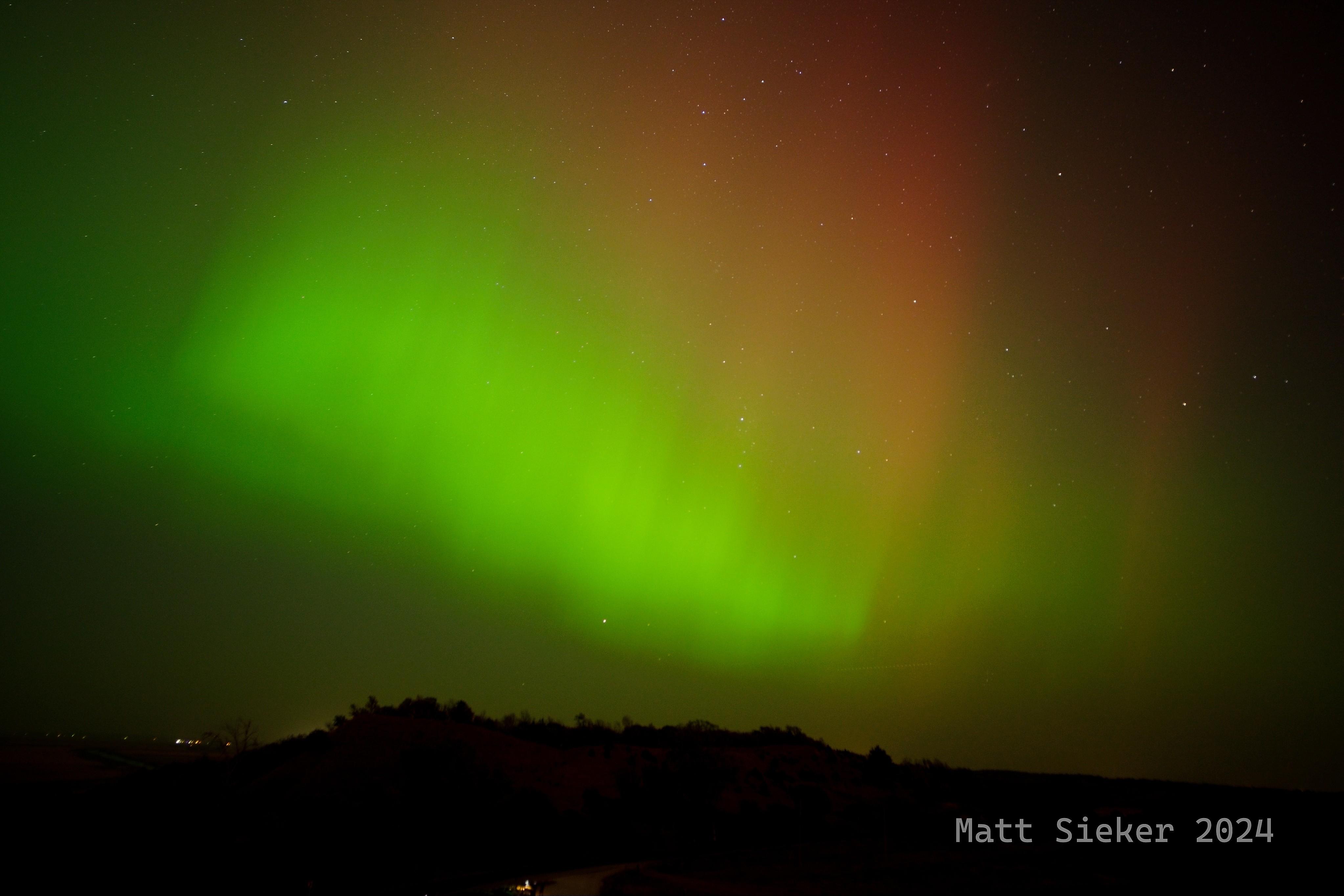 Sieker's Ramblings – Aurora over Loess Hills